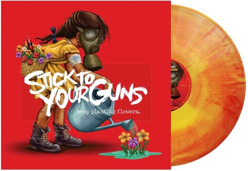 Stick to Your Guns: Keep Planting Flowers - Red & Yellow Galaxy - VINYL LP "VINYLBADGES"