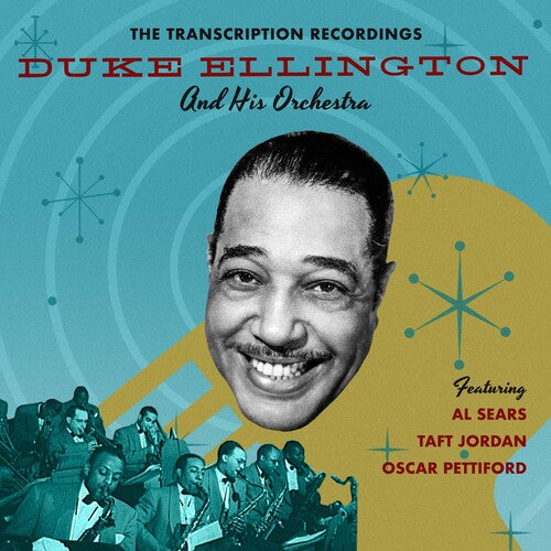 Duke Ellington & His Orchestra: Transcription Recordings - Turquoise & Yellow Colored Vinyl - VINYL LP "VINYLBADGES"