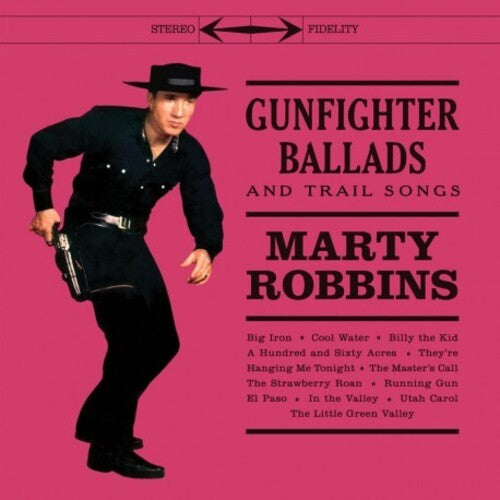 Marty Robbins: Gunfighter Ballads & Trail Songs - Limited 180-Gram Clear Vinyl with Bonus Tracks - VINYL LP "VINYLBADGES"