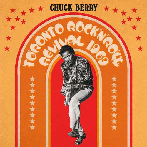 Chuck Berry: Toronto Rock N Roll Revival 1969 - Yellow, Orange & Red Sunburst Colored Vinyl - VINYL LP "VINYLBADGES"