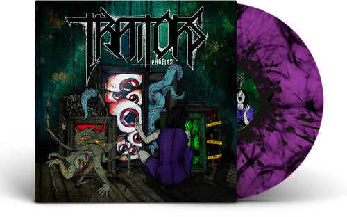 Traitors: Phobias - Purple/Black - VINYL LP "VINYLBADGES"
