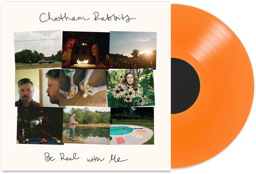 Chatham Rabbits: Be Real with Me - Transparent Orange - VINYL LP "VINYLBADGES"