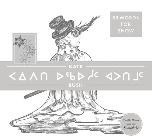 Kate Bush: 50 Words For Snow - Polar Edition 180gm 2LP Gatefold Sleeve, Metallic Belly Band & Christmas Card - VINYL LP "VINYLBADGES"