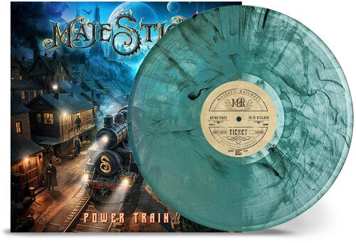 Majestica: Power Train - Trans Turquoise & Black Smoke - VINYL LP "VINYLBADGES"