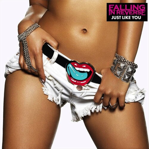 Falling in Reverse: Just Like You - Anniversary Edition- Clear W/Neon Pink Splatter - VINYL LP "VINYLBADGES"