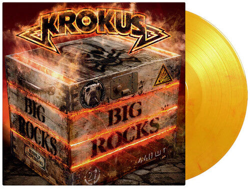 Krokus: Big Rocks - Limited 180-Gram Flame Colored Vinyl - VINYL LP "VINYLBADGES"
