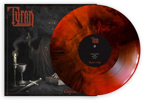 Tyran: Tyran's Oath - Orange/Black Marble - VINYL LP "VINYLBADGES"