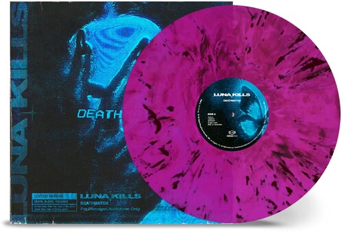Luna Kills: Deathmatch - Trans Magenta & Black Marbled - VINYL LP "VINYLBADGES"