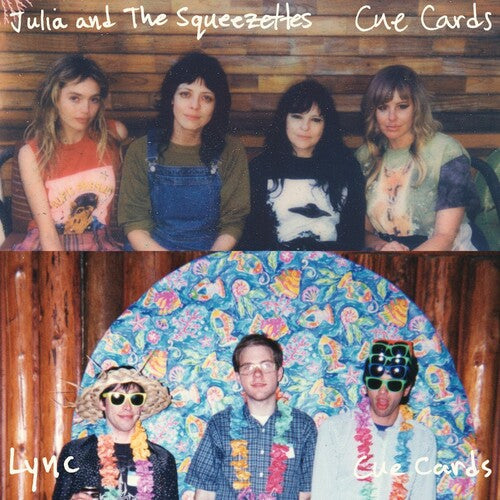 Julia & the Squeezettes & Lync: Cue Cards - Blue - VINYL LP "VINYLBADGES"