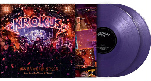 Krokus: Long Stick Goes Boom: Live From The House Of Rust - Limited 180-Gram Purple Colored Vinyl - VINYL LP "VINYLBADGES"