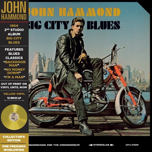 John Hammond: Big City Blues - Yellow - VINYL LP "VINYLBADGES"