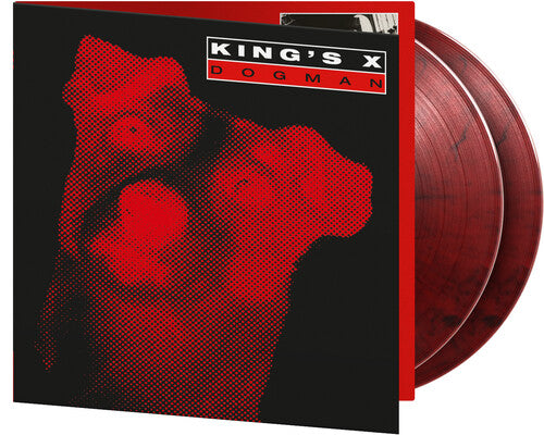 King's X: Dogman - Limited Gatefold 180-Gram Black & Red Marble Colored Vinyl - VINYL LP "VINYLBADGES"