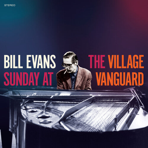 Bill Evans: Sunday At The Village Vanguard - Limited 180-Gram Red Colored Vinyl with Bonus Tracks - VINYL LP "VINYLBADGES"
