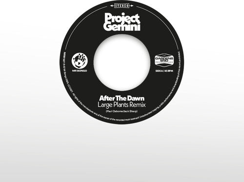 Project Gemini and The Space Donkeys: After The Dawn - Large Plants Remix / Darkness Rising - VINYL LP "VINYLBADGES"