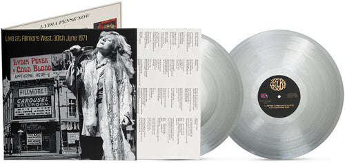 Lydia Pense & Cold Blood: Live At Fillmore West - June 30 1971 - Silver - VINYL LP "VINYLBADGES"