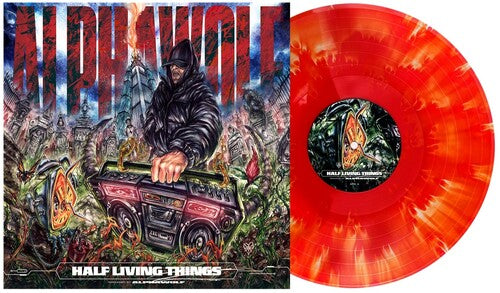 Alpha Wolf: Half Living Things - Cloudy Red Clear - VINYL LP "VINYLBADGES"