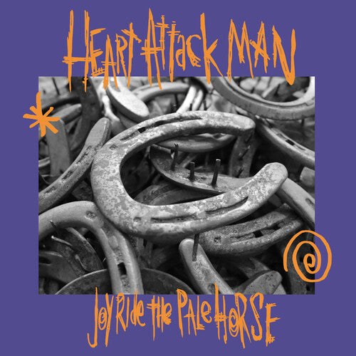 Heart Attack Man: Joyride the Pale Horse - Orange & Violet - VINYL LP "VINYLBADGES"