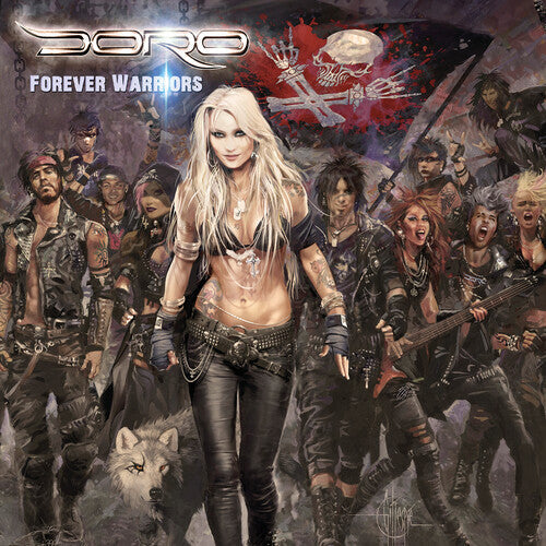 Doro: Forever Warriors - Trans Orange - VINYL LP "VINYLBADGES"