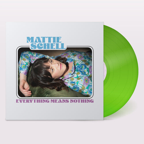 Mattie Schell: Everything Means Nothing - Clear Lime Green - VINYL LP "VINYLBADGES"