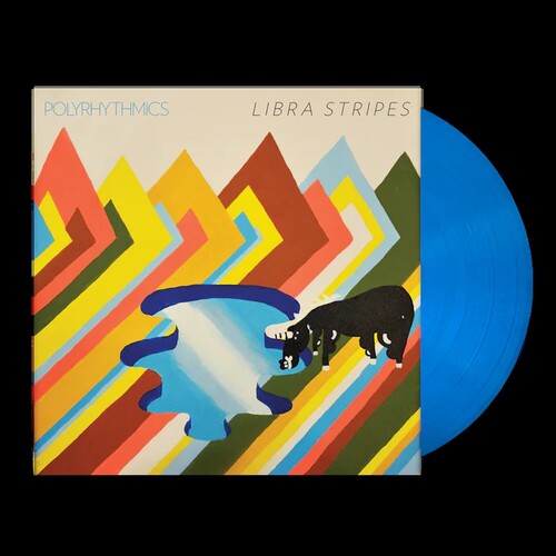 Polyrhythmics: Libra Stripes - Blue - VINYL LP "VINYLBADGES"