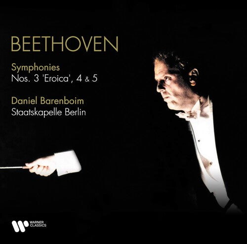 Daniel Barenboim: Beethoven: Symphonies Nos. 3 Eroica, 4 & 5 - VINYL LP "VINYLBADGES"