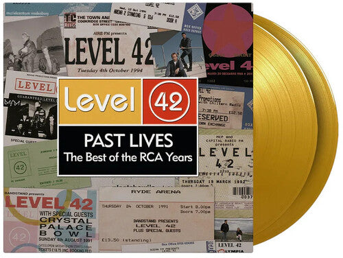 Level 42: Past Lives: Best Of The Rca Years - Limited 180-Gram Yellow Colored Vinyl - VINYL LP "VINYLBADGES"