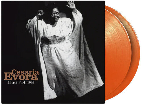 Cesaria Evora: Live A Paris 1993 - Limited 180-Gram Orange Colored Vinyl - VINYL LP "VINYLBADGES"