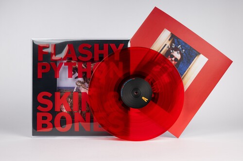 Flashy Python: Skin & Bones - Red - VINYL LP "VINYLBADGES"