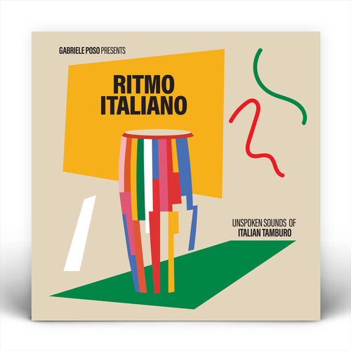 Gabriele Poso: Ritmo Italiano 'Unspoken Sounds of Italian Tamburo' - VINYL LP "VINYLBADGES"