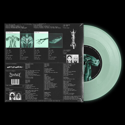 Eartheater: Shark Brain / Dolphin - Glow in the Dark - VINYL LP "VINYLBADGES"
