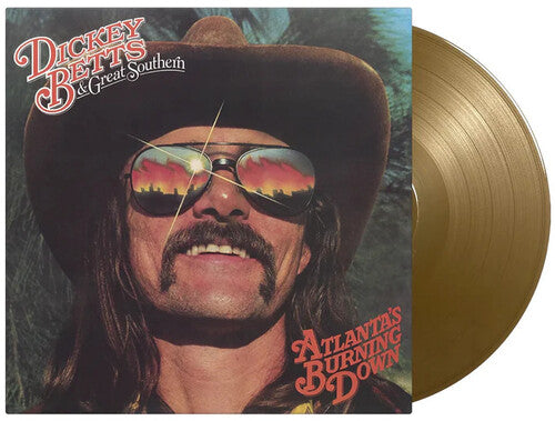 Dickey Betts & Great Southern: Atlanta's Burning Down - Limited 180-Gram Gold Colored Vinyl - VINYL LP "VINYLBADGES"