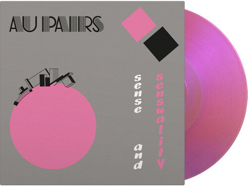 The Au Pairs: Sense & Sensuality - Limited 180-Gram Translucent Magenta Colored Vinyl - VINYL LP "VINYLBADGES"