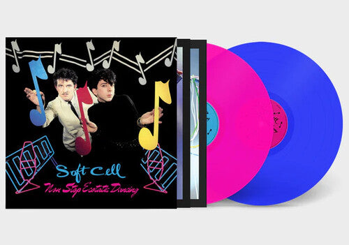 Soft Cell: Non-Stop Ecstatic Dancing - Pink & Blue Colored Vinyl - VINYL LP "VINYLBADGES"