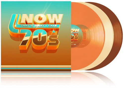 Various Artists: Now That's What I Call The 70's / Various - Orange, Beige & Brown Colored Vinyl - VINYL LP "VINYLBADGES"