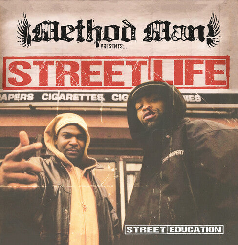 Method Man: Street Education 20th Anniversary Edition - Limited Deluxe Edition Orange Marble Vinyl - VINYL LP "VINYLBADGES"