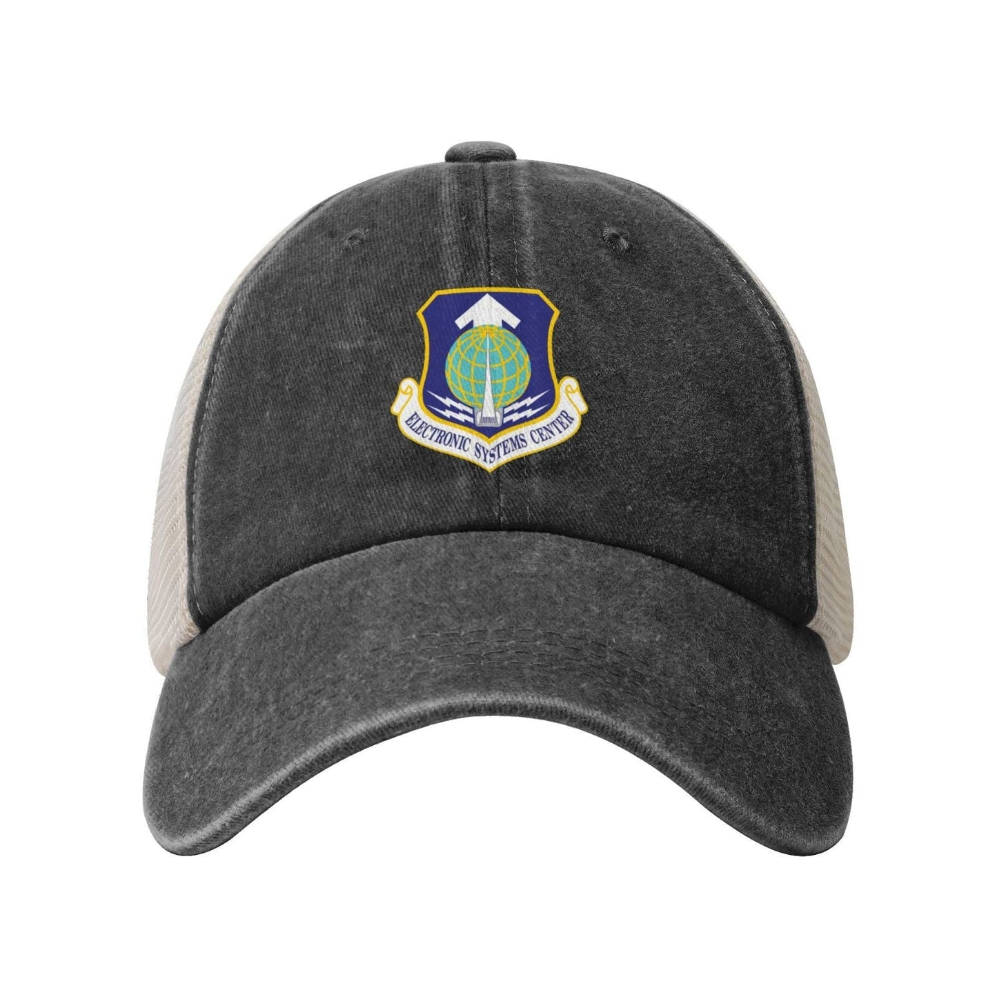 USAF-Electronic Systems Center Printed unisex baseball cap adjustable grid baseball cap veteran gift