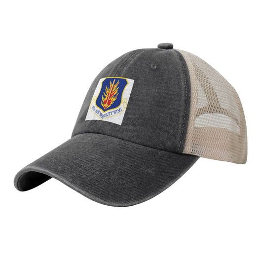 97th Air Mobility Wing Printed unisex baseball cap adjustable grid baseball cap veteran gift