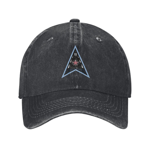 Space Delta 11 Emblem Printing unisex baseball cap adjustable cap veteran gift
