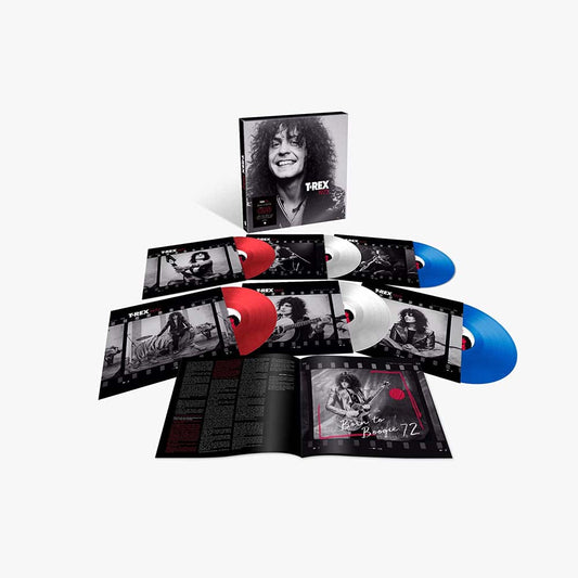 T. Rex 1972 Vinyl LP Box Set (+ Tony Visconti Signed Print) Red/Blue/White Colour 2022 - VINYL LP "VINYLBADGES"