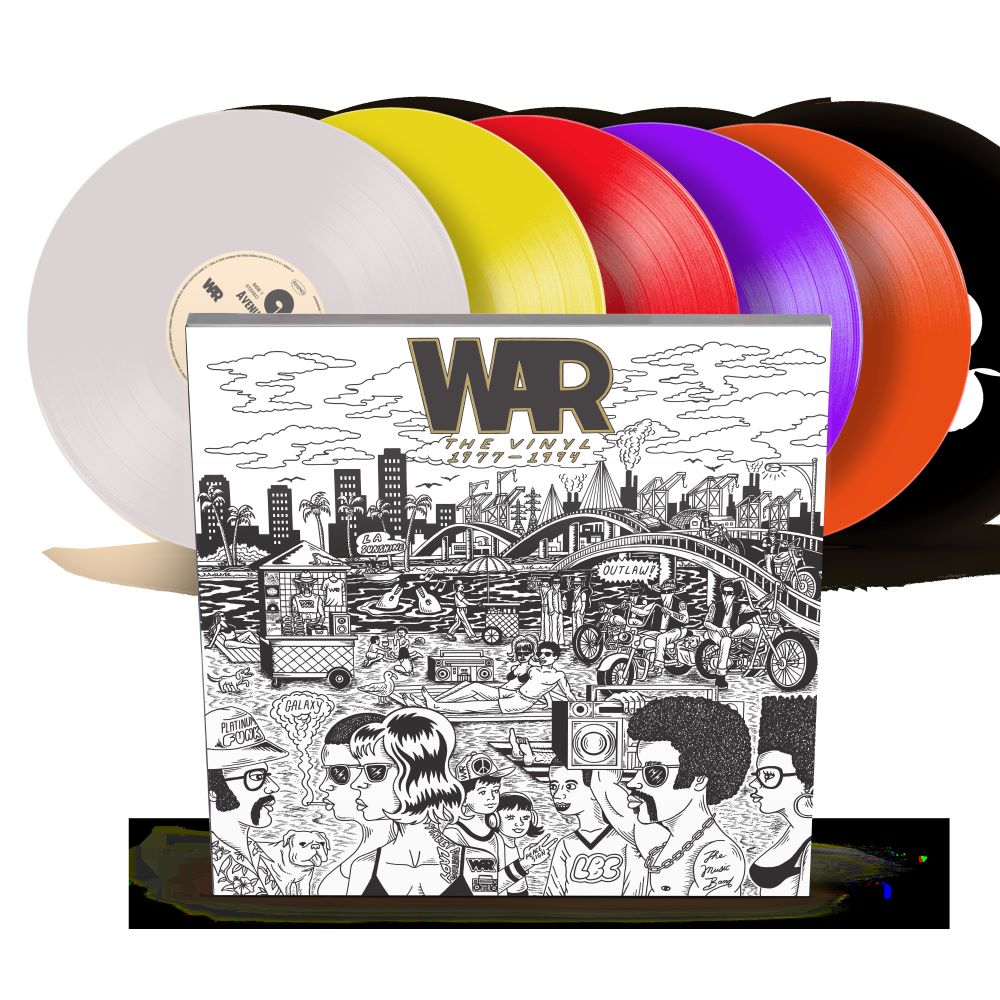 WAR The Vinyl 1977-1994 Vinyl Box Set Multi-Coloured Black Friday 2024 - VINYL LP "VINYLBADGES"