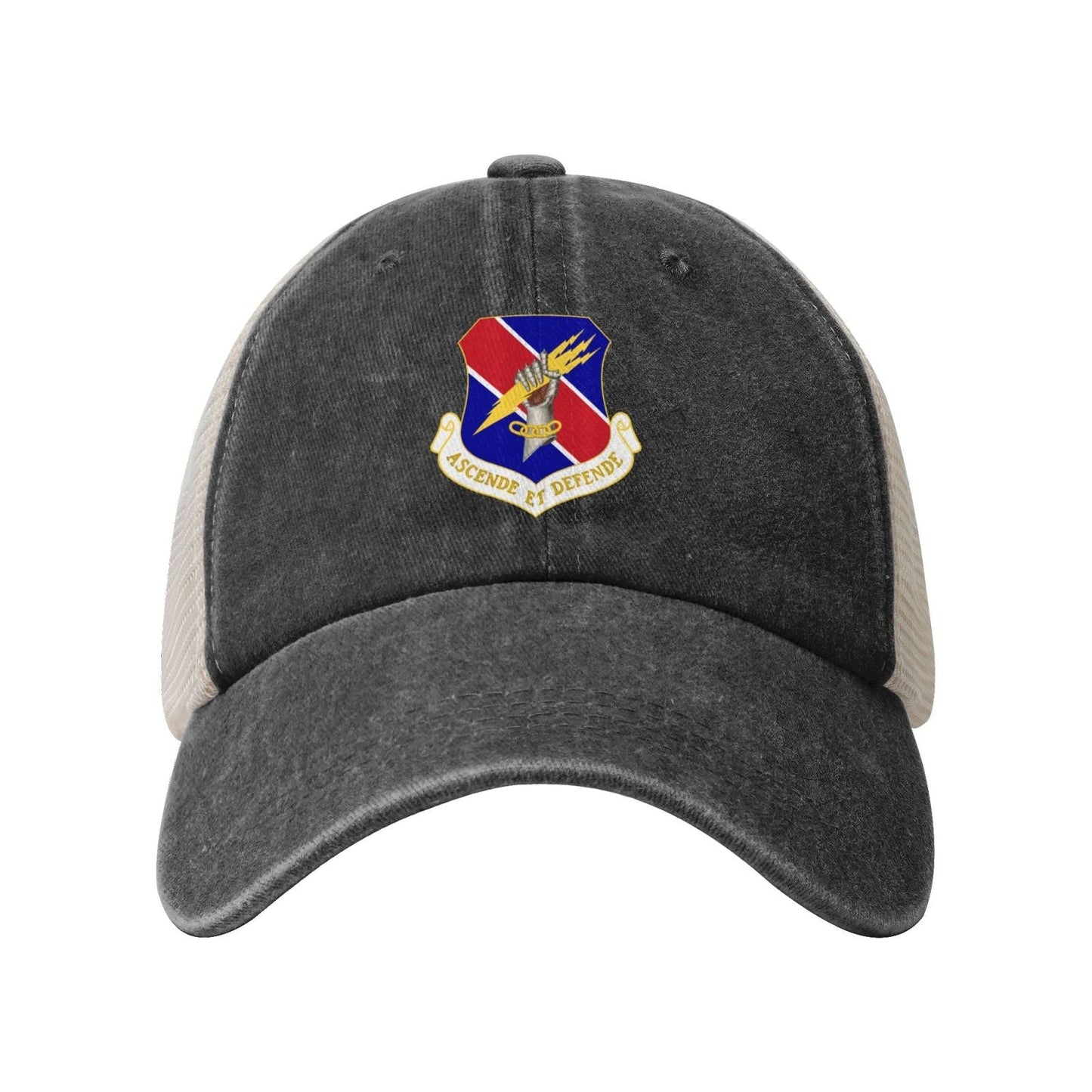 406th Air Expeditionary Wing Printed unisex baseball cap adjustable grid baseball cap veteran gift