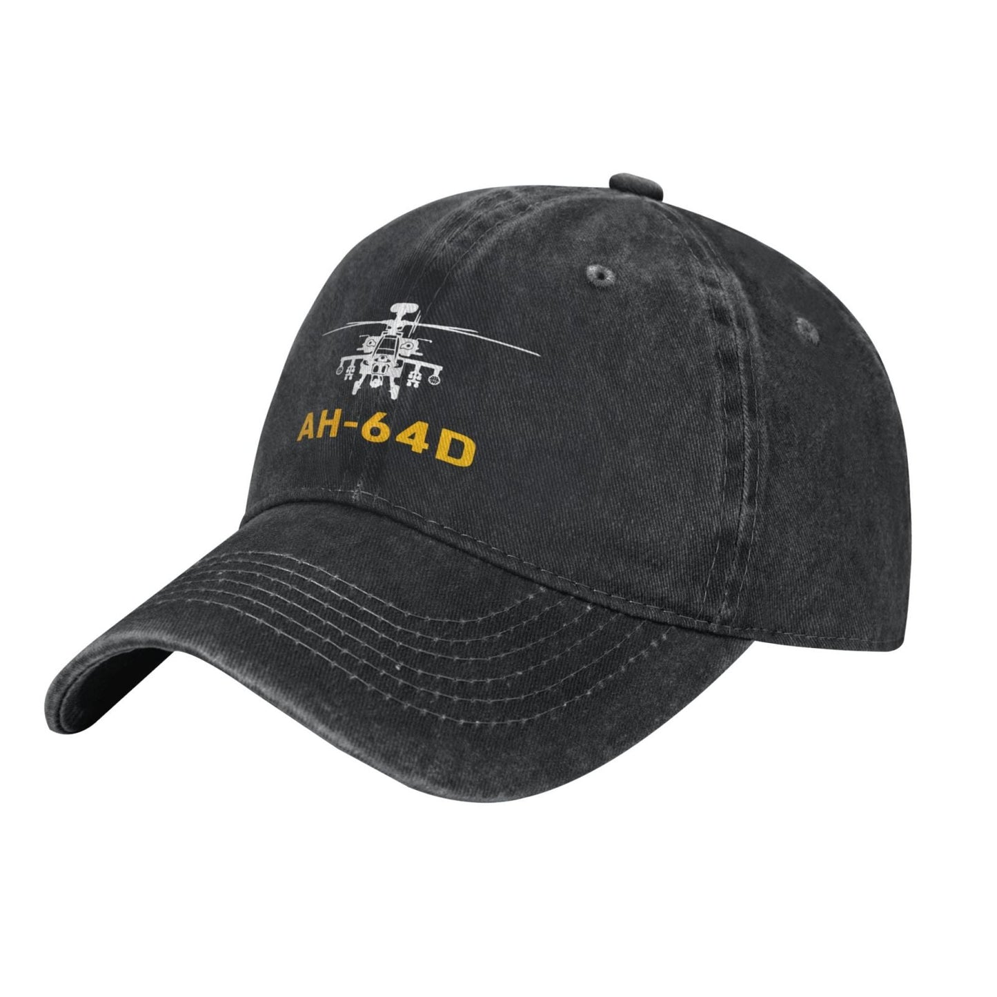 AH-64D Printing unisex baseball cap adjustable hats Outdoor leisure hat veteran gift