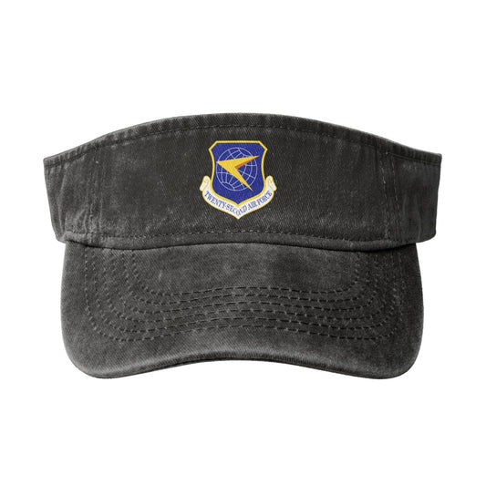 Twenty Second Air Force Emblem Printing adjustable Empty Top Baseball Sun Cap unisex outdoor sport hat veterans gift