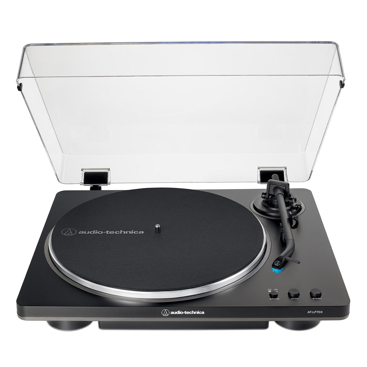 Audio-Technica AT-LP70X Fully-Automatic Turntable (Black/Silver)