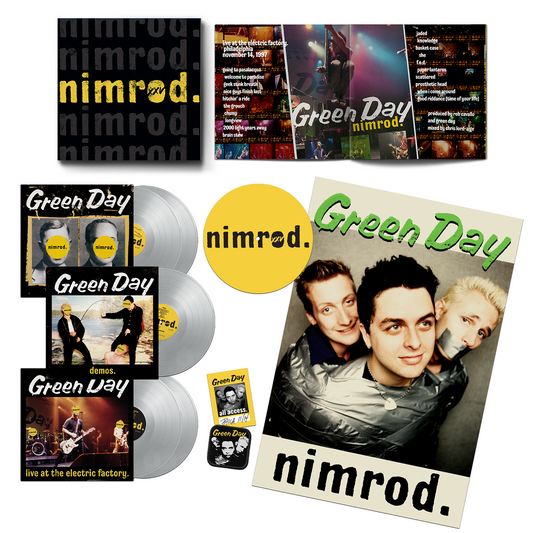 Green Day Nimrod Vinyl LP Box Set 25th Anniversary Deluxe Edition 2023 - VINYL LP "VINYLBADGES"