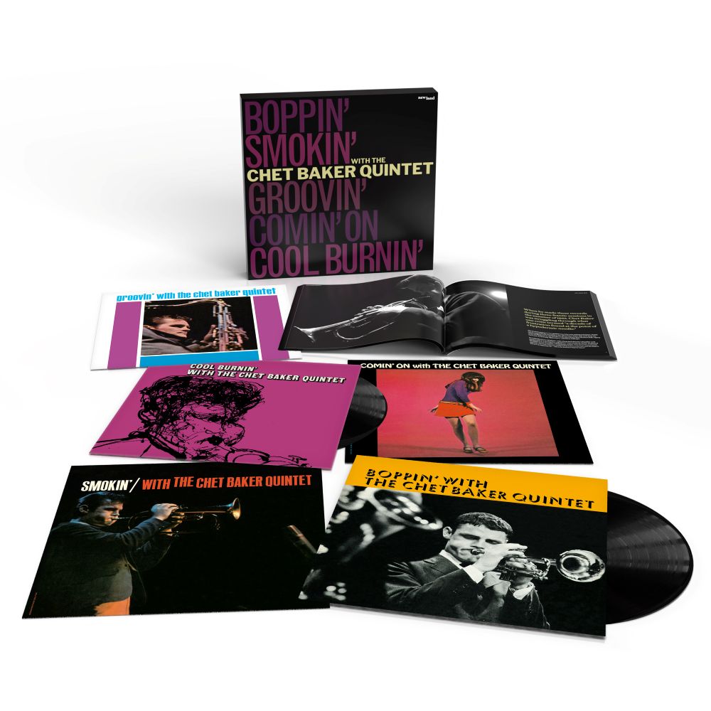 Chet Baker Five From '65: The Quintet Summer Sessions Vinyl LP Box Set Due Out 12/09/25 - VINYL LP "VINYLBADGES"