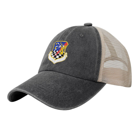 419th Fighter Wing Printed unisex baseball cap adjustable grid baseball cap veteran gift
