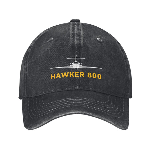 Hawker 800 Printing unisex baseball cap adjustable hats Outdoor leisure hat veteran gift