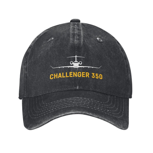 Challenger 350 Printing unisex baseball cap adjustable hats Outdoor leisure hat veteran gift