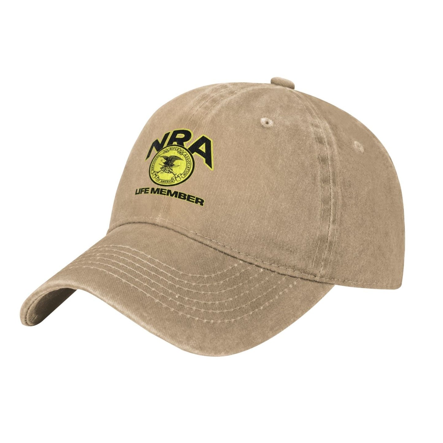 NRA LIFE MEMBER Printed unisex baseball cap adjustable cap outdoor casual cap truck driver cap